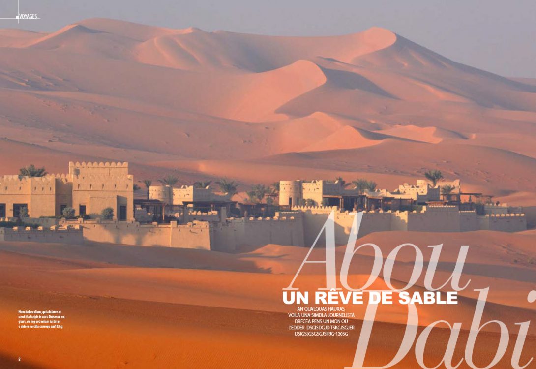 Abou Dabi, un rêve de sable