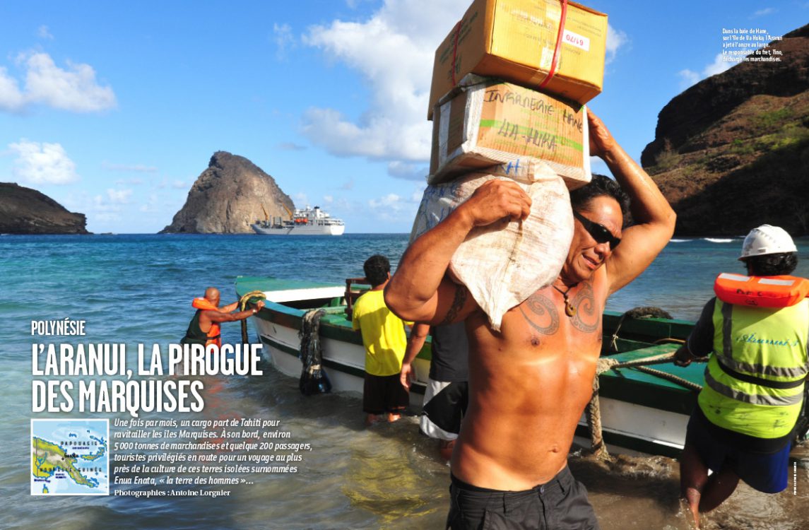 l’Aranui, la pirogue des Marquises