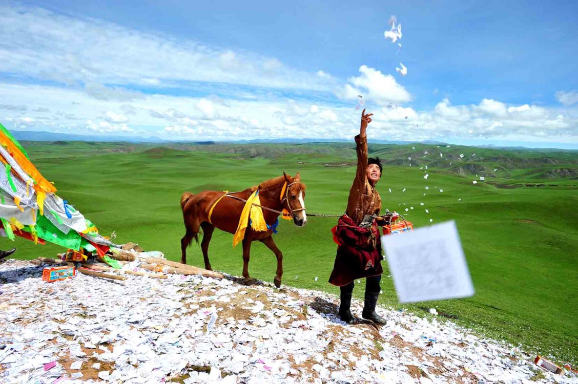 Tibet, la fête de Lapsté